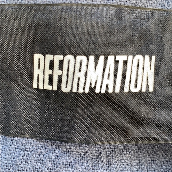 REFORMATION Micah Dress Size 0 Blue - Picture 10 of 11